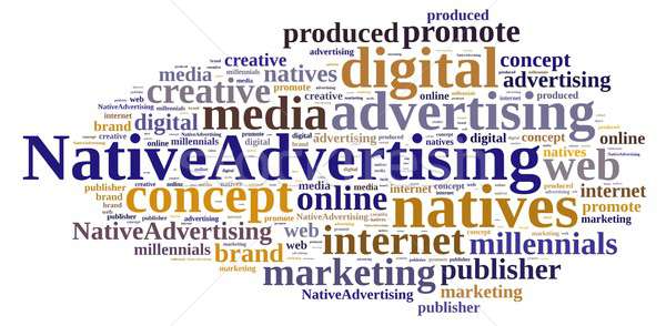 Native advertising. Stock photo © asturianu