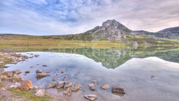 Reflections in the Picos of Europa. Stock photo © asturianu