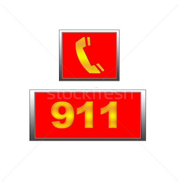 911 emergency. Stock photo © asturianu