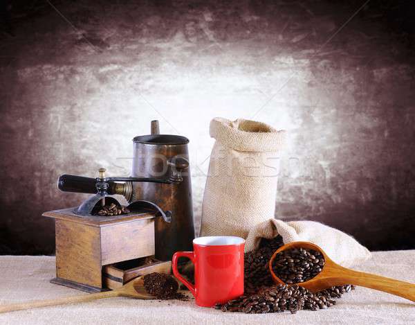 Bag of coffee beans. Stock photo © asturianu