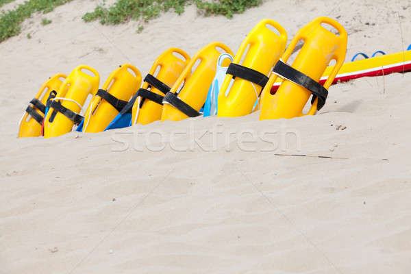 Rząd plaży morza podróży narzędzia Zdjęcia stock © avdveen