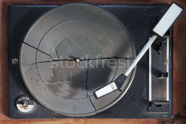 Stock photo: Old player