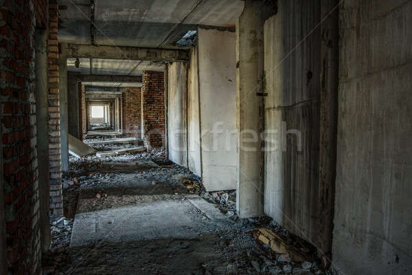 Stock photo: old abandoned building 