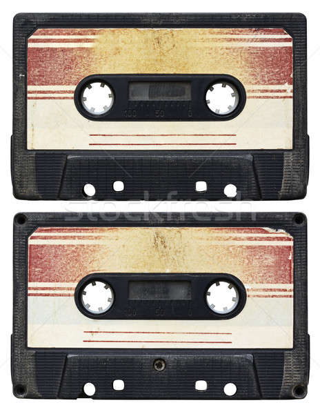 Stock photo: audio cassette isolated