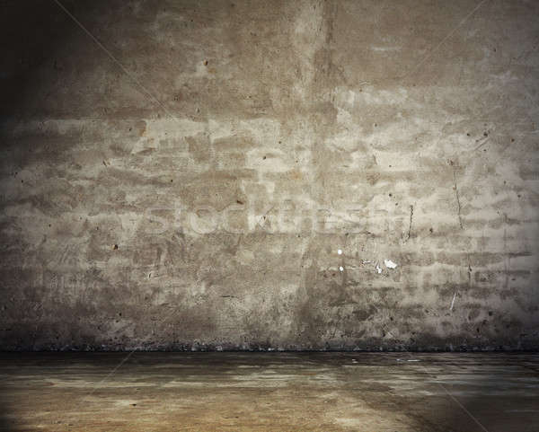 Foto stock: Edad · habitación · grunge · concretas · pared · urbanas