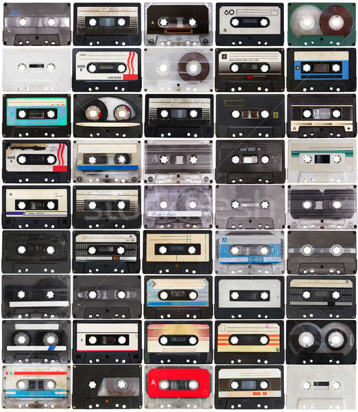 collection of retro audio tapes Stock photo © Avlntn