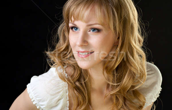portrait of beautiful russian girl Stock photo © Avlntn
