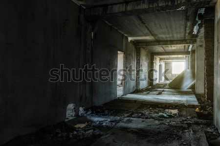 Zdjęcia stock: Starych · opuszczony · budynku · wnętrza · ściany · pokój