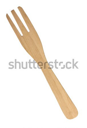 isolated wooden cookware Stock photo © Avlntn