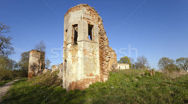 ruins   Belarus. Stock photo © avq