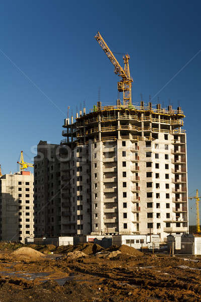 construction of the new house   Stock photo © avq
