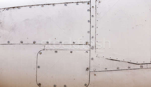 Aircraft metal cladding Stock photo © avq