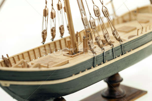 Statku model drzewo łodzi zabawki Zdjęcia stock © avq
