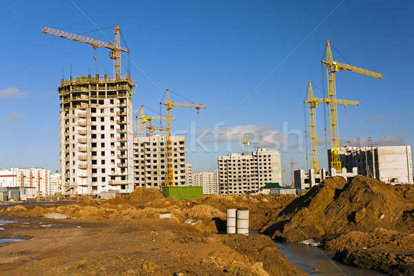 Сток-фото: строительство · строительная · площадка · новых · дома