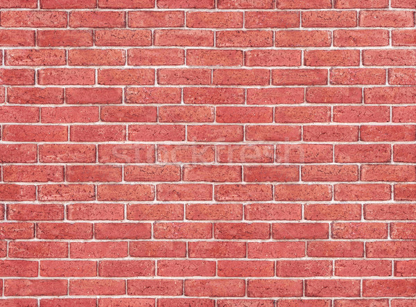 Vieux mur de briques rouge côté maison [[stock_photo]] © axstokes