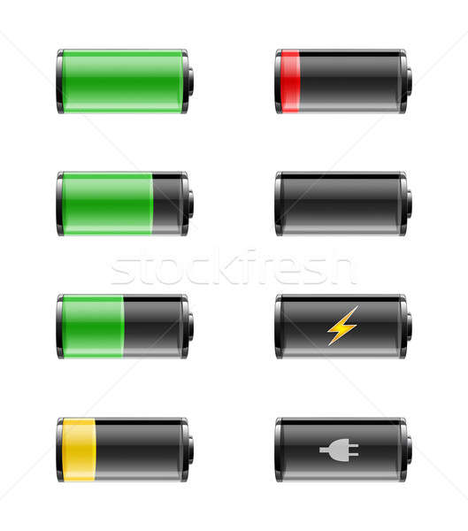 Batteries power Stock photo © axstokes