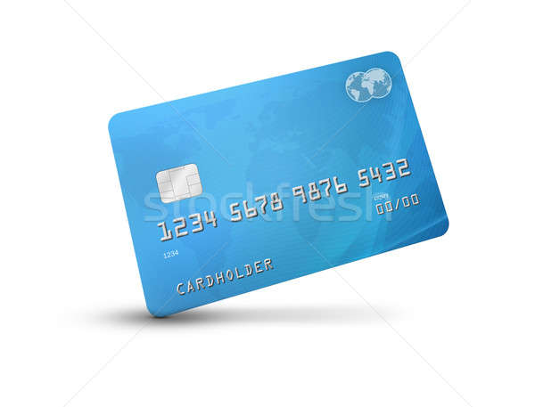 Kreditkarte Debitkarte Weltkarte Corporate Farben grau Stock foto © axstokes