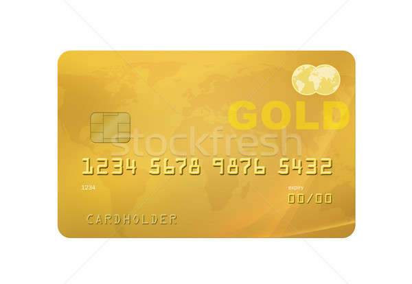 Gold Card Stock photo © axstokes