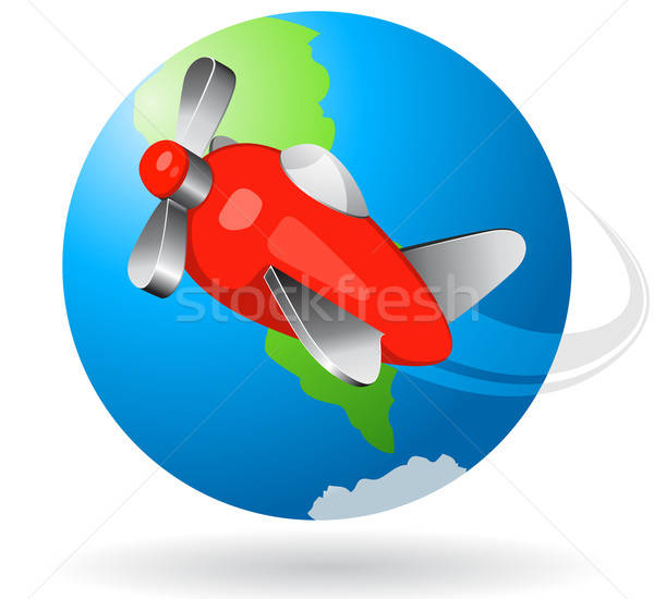 air travel icon Stock photo © ayaxmr