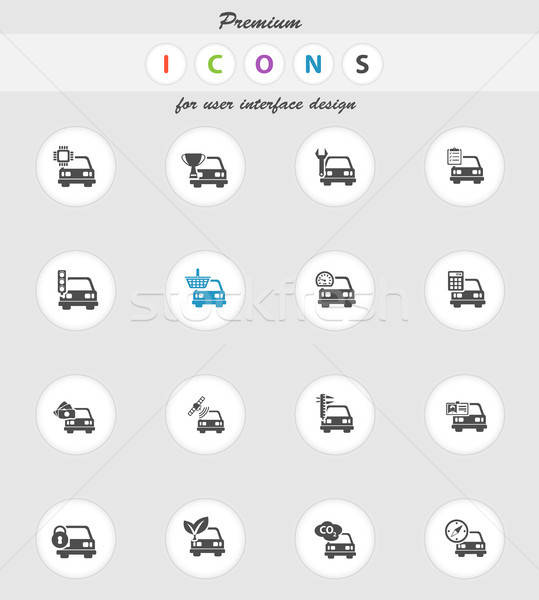 Car service simply icons Stock photo © ayaxmr