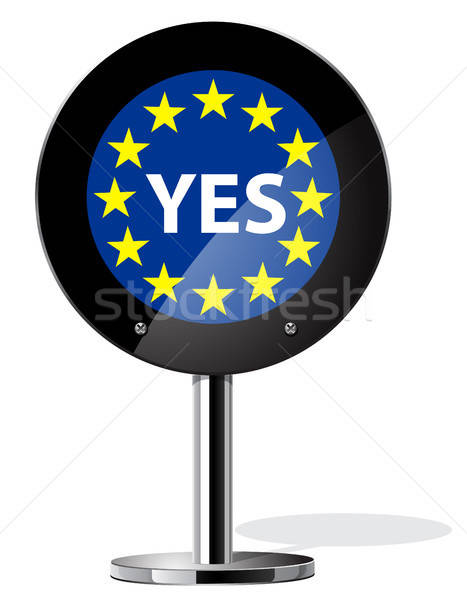 Brytyjski referendum podpisania koncepcje symbol działalności Zdjęcia stock © ayaxmr
