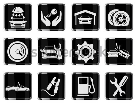 Stock photo: Car service icons set