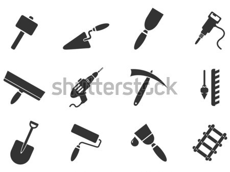 Weapon simply icons Stock photo © ayaxmr