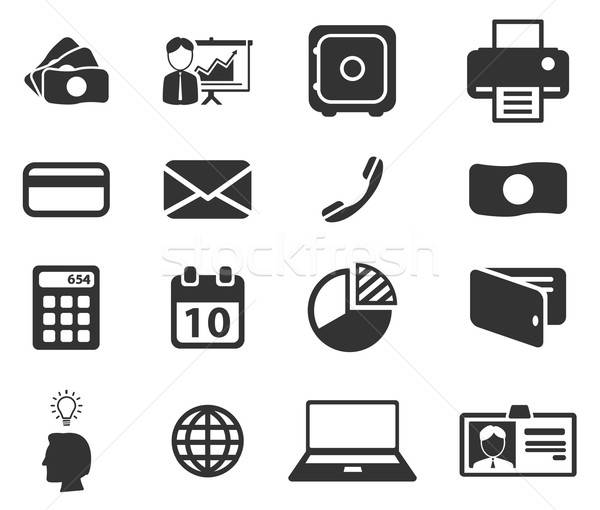 Stock photo: Office simply icons