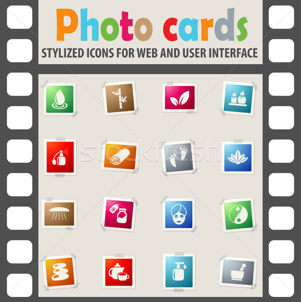 Iconos de la web usuario interfaz diseno Foto stock © ayaxmr