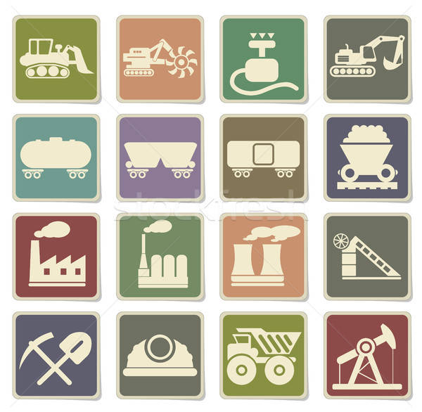 Factory and Industry Symbols Stock photo © ayaxmr