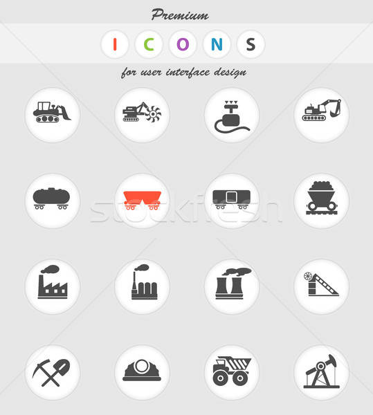 Factory and Industry Symbols Stock photo © ayaxmr