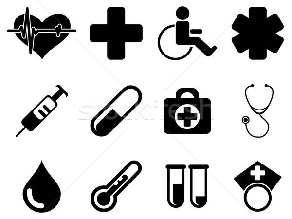 Medycznych po prostu ikona symbol web ikony użytkownik Zdjęcia stock © ayaxmr