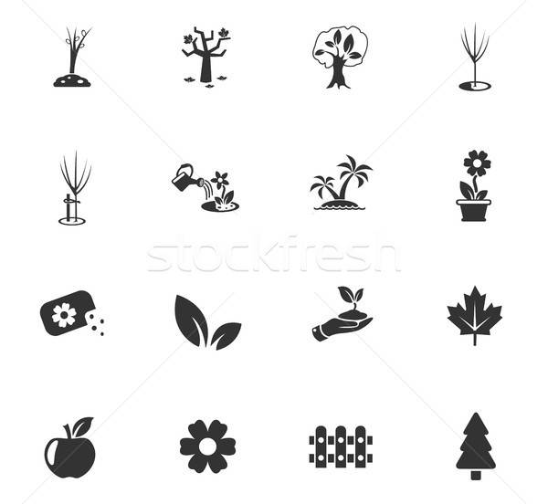 Zdjęcia stock: Roślin · narzędzia · web · ikony · użytkownik