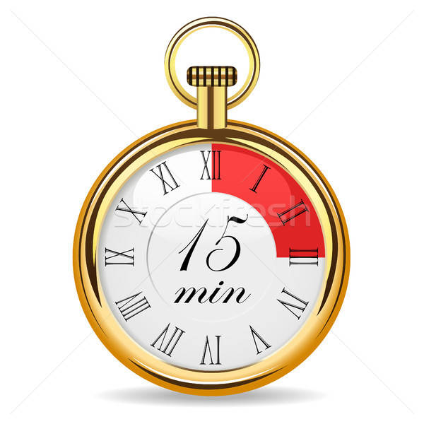 mechanical watch timer 15 minutes Stock photo © ayaxmr