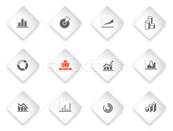 information graphic Icon Set Stock photo © ayaxmr