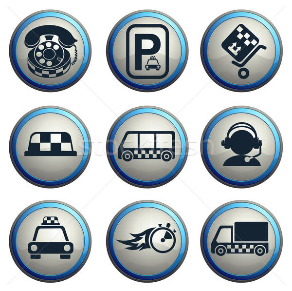 Symbols of taxi services Stock photo © ayaxmr