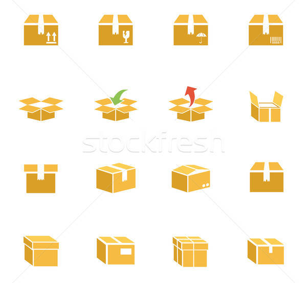 Cuadro iconos de la web usuario interfaz diseno Foto stock © ayaxmr