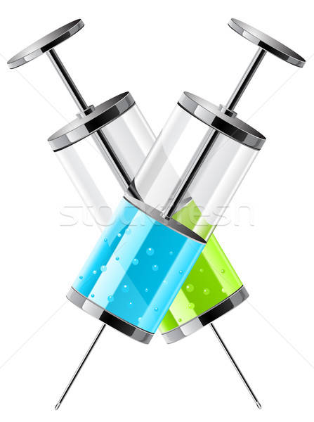 glass medical syringes Stock photo © ayaxmr