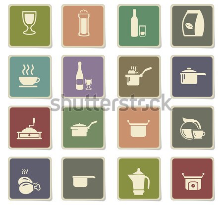 Ustensiles préparation boissons web utilisateur [[stock_photo]] © ayaxmr
