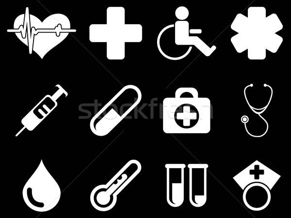 Medical simply icons Stock photo © ayaxmr