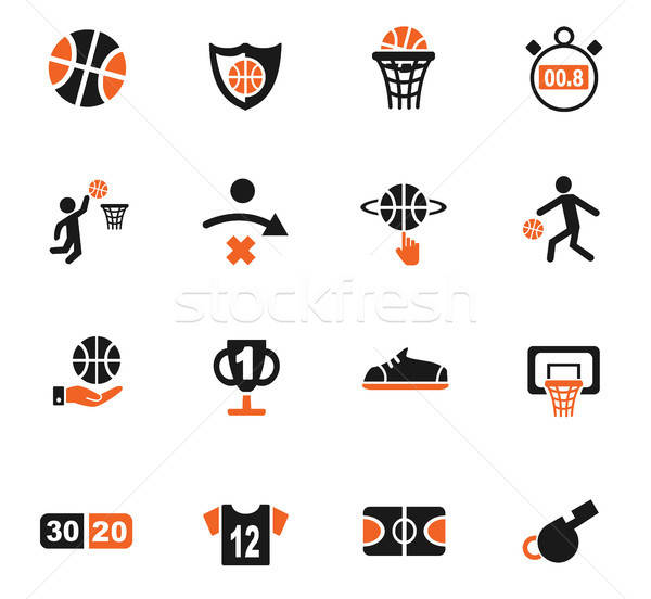 Сток-фото: баскетбол · веб-иконы · пользователь · интерфейс · дизайна