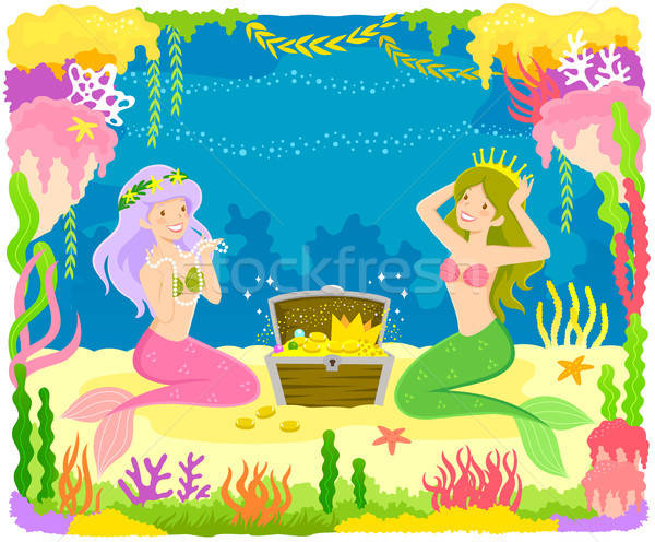 Mermaids and Treasure Stock photo © ayelet_keshet