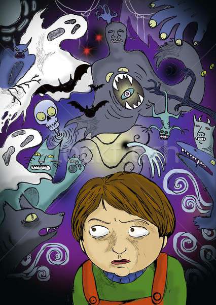 scared boy Stock photo © ayelet_keshet