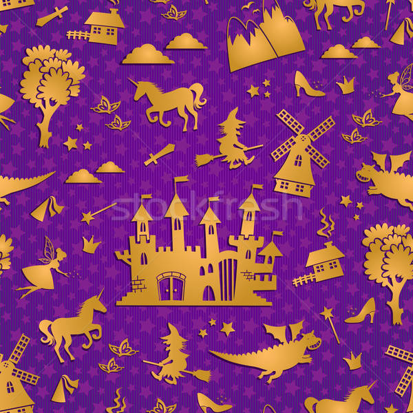 fairytale pattern Stock photo © ayelet_keshet