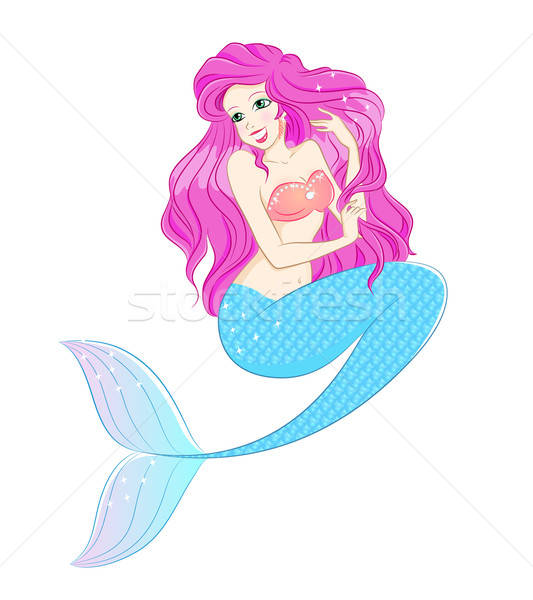 Stock photo: beautiful mermaid
