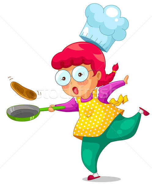 cooking girl Stock photo © ayelet_keshet