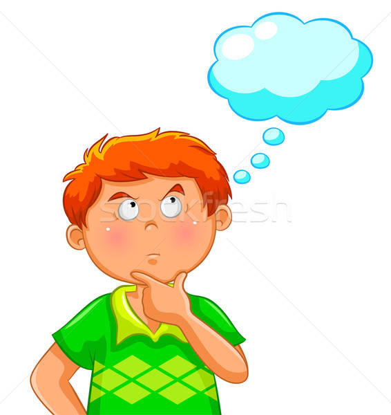 thinking boy Stock photo © ayelet_keshet