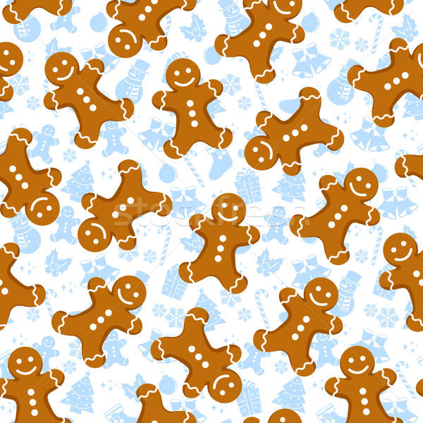 Stock photo: gingerbread pattern