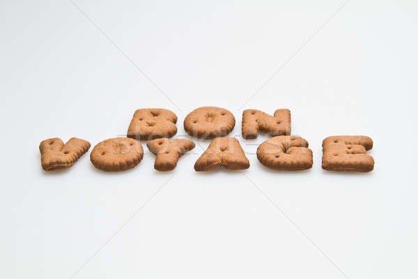 Utazás kilátás kifejezés barna kekszek egyezség Stock fotó © azamshah72