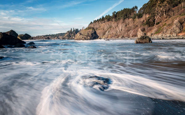 Piękna plaży ocean fale krajobraz Zdjęcia stock © Backyard-Photography